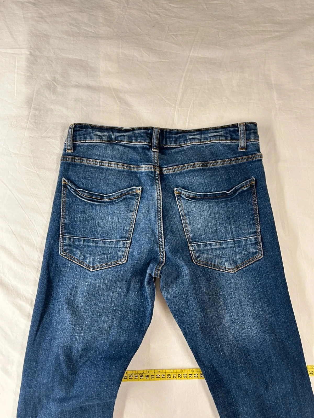 Marineblauwe slim-fit spijkerbroek Kiabi – photo 10